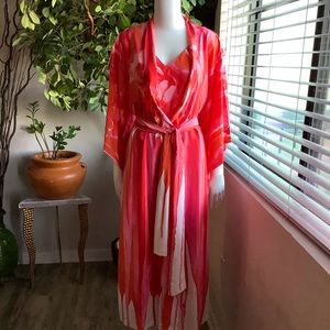 *Beautiful* NATORI 2PC Robe & Gown Set